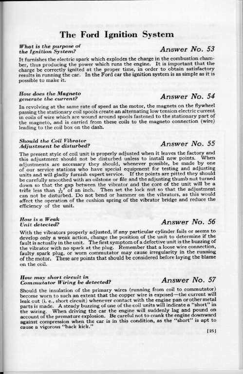 1925 Ford Owners Manual Page 41